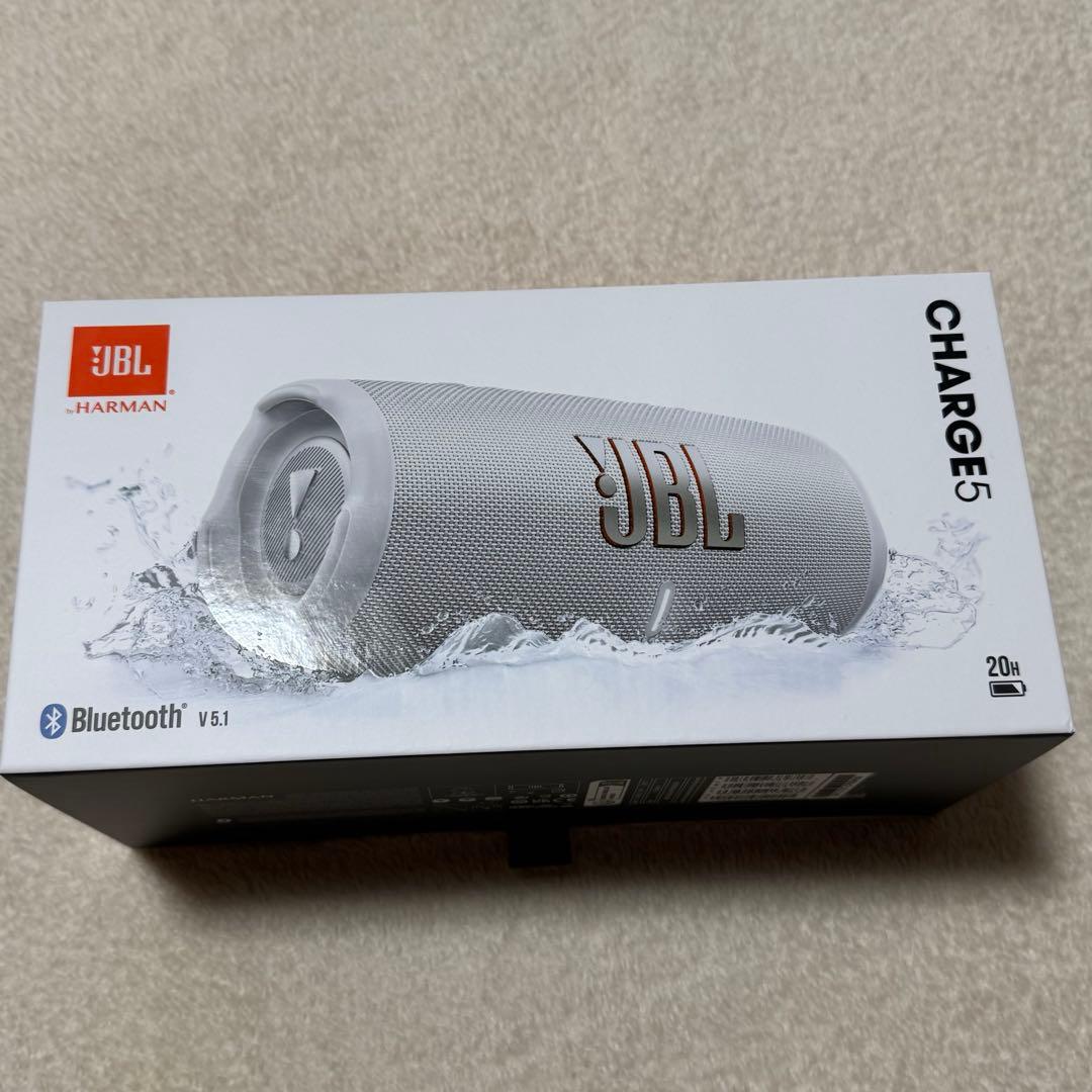 JBL CHARGE5 公式限定カラーホワイト 特別ラッピング仕様 動作確認のみ