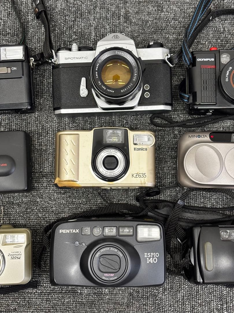 フィルムカメラセット FUJICA OLYMPUS PENTAX 9点おまとめ