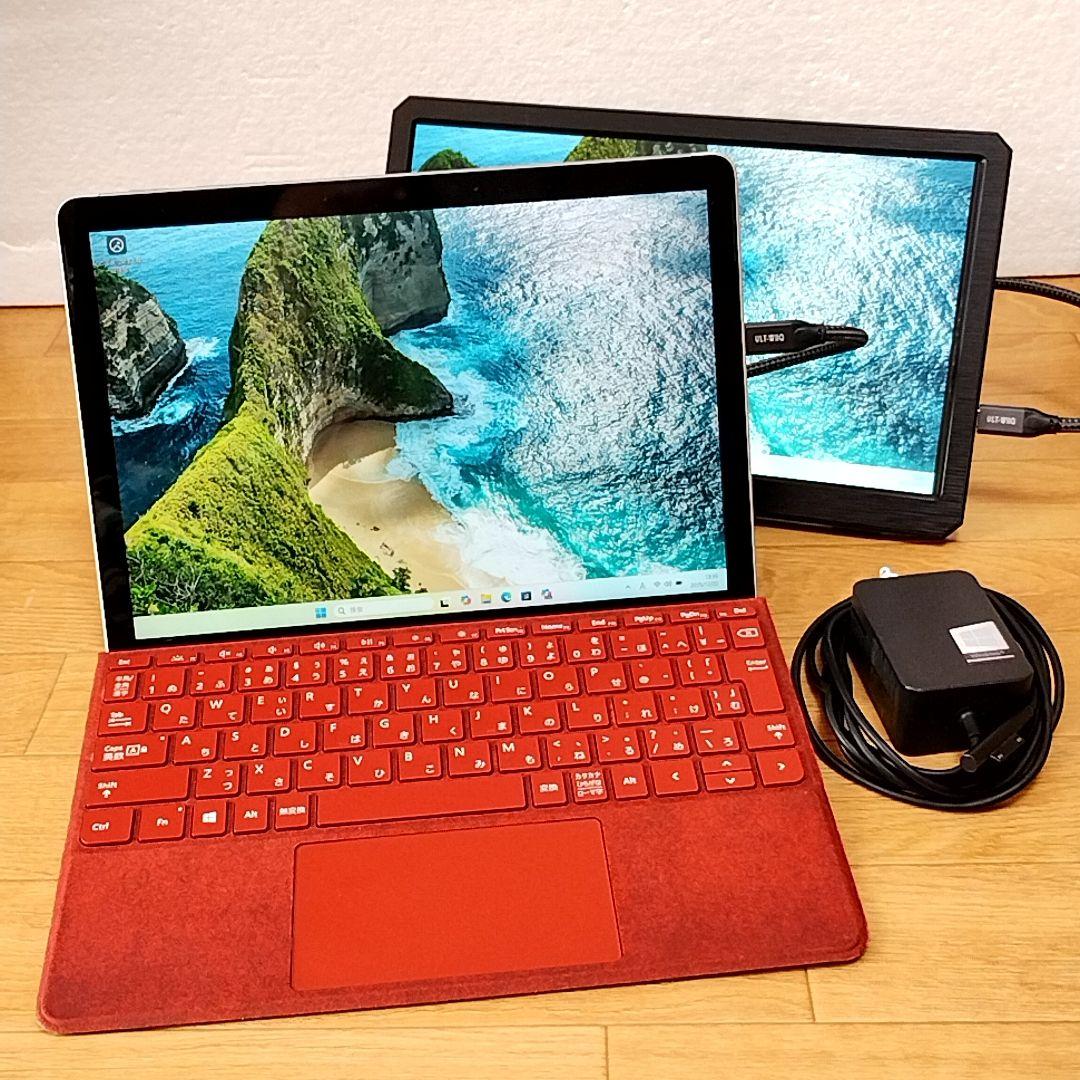 Microsoft Surface Go2 タイプカバー 充電器 おまけモニター