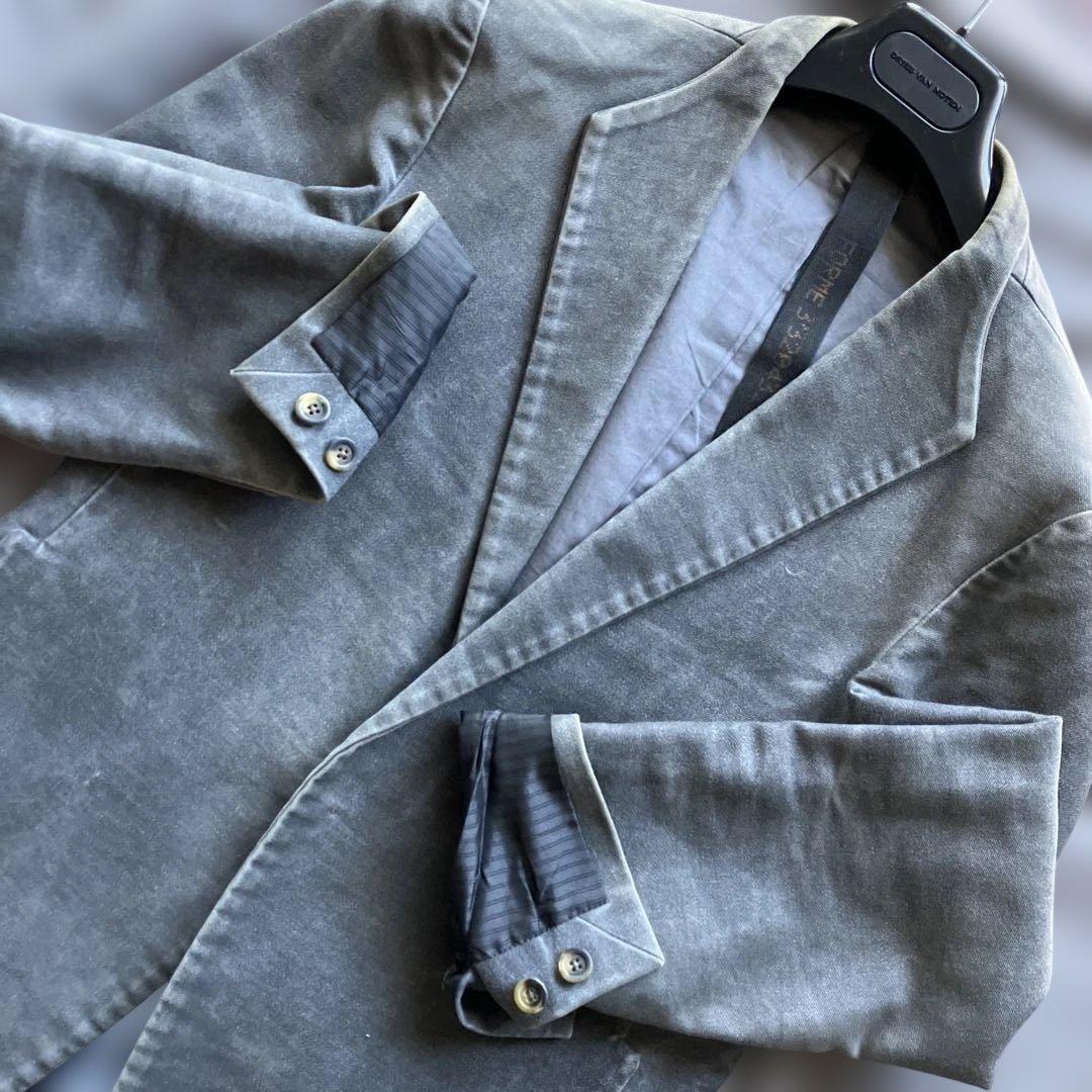 forme d'expressionコットンヴィンテージ加工ジャケット４４サイズ