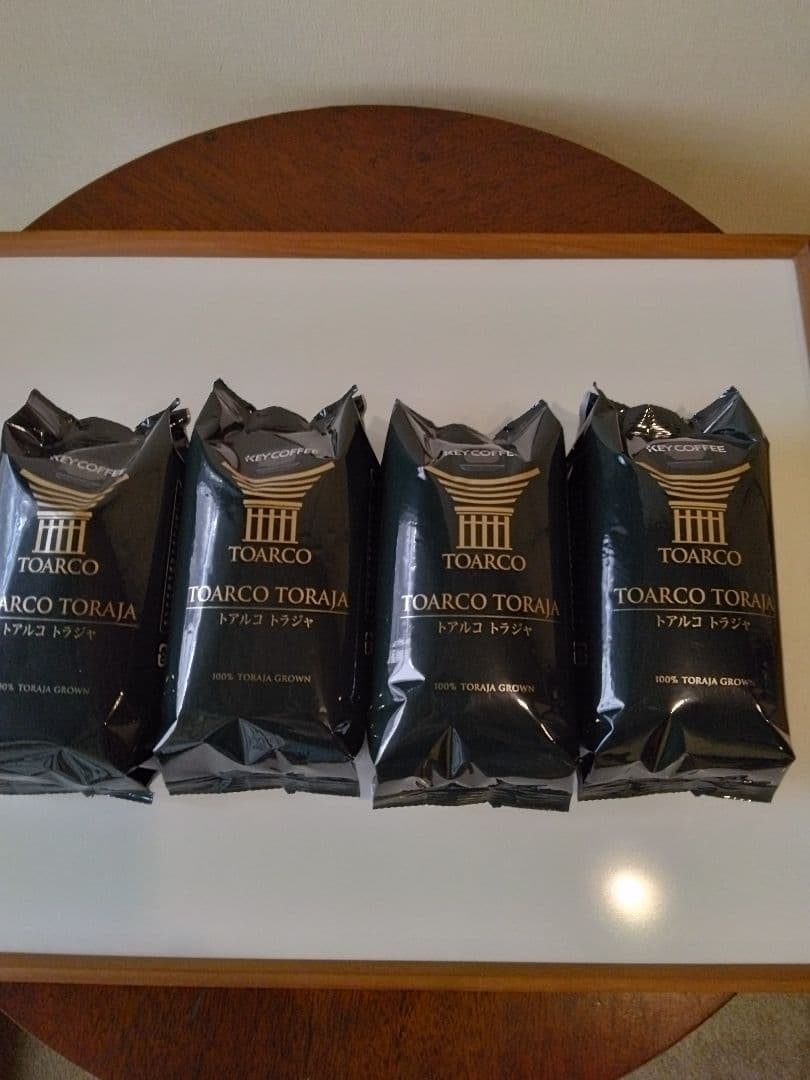 キーコーヒー　トアルコトラジャコーヒー豆200g入　4袋