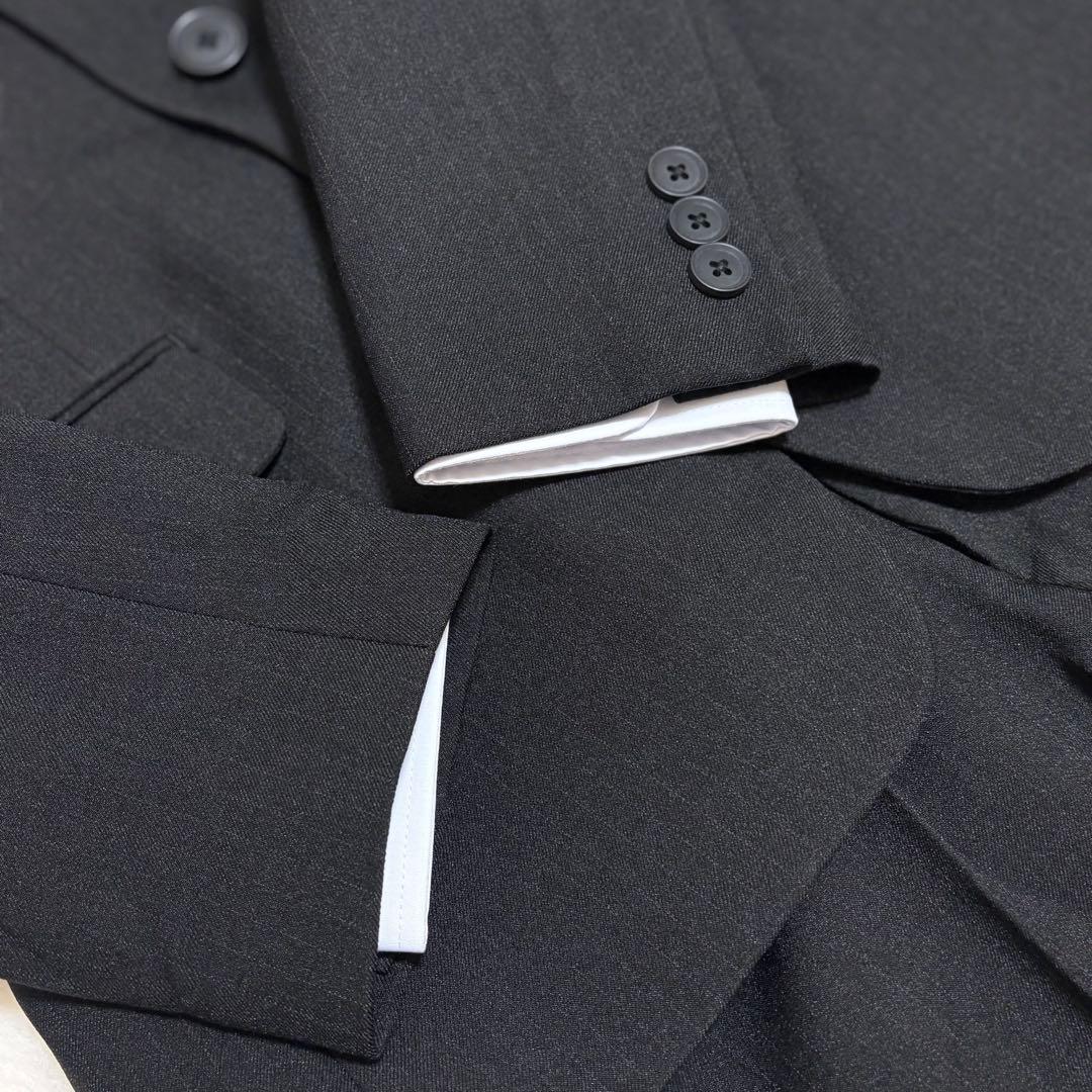 オリバーハウス 黒ストライプ 男児150 セレモニースーツ 5点セット 卒入学式