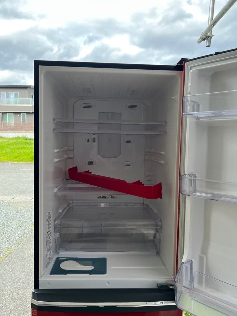 三菱　ノンフロン冷凍冷蔵庫 MR-C37EW-R形　2013年製