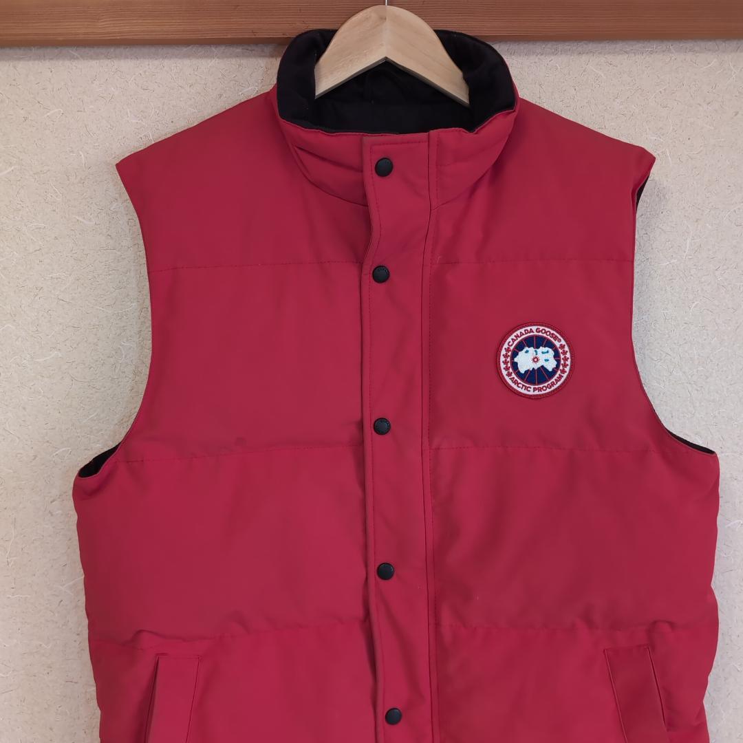   ダウンベスト 4151M 赤 表記L 大きめ 121