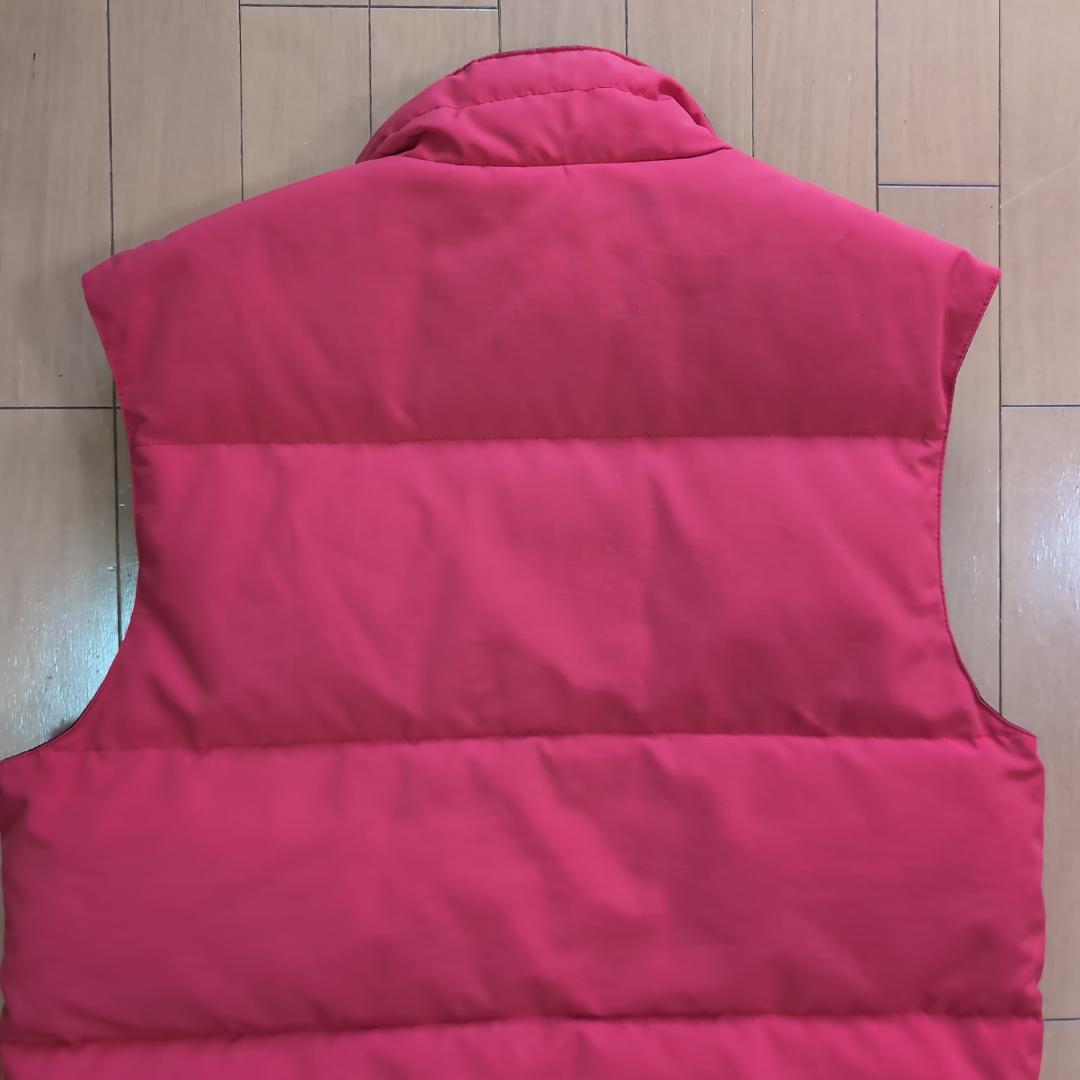   ダウンベスト 4151M 赤 表記L 大きめ 121