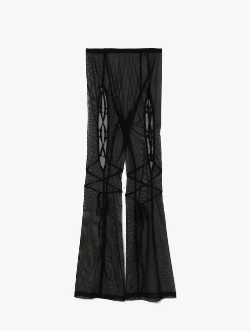 レッグウェア S lace up leggings tulle theredthread