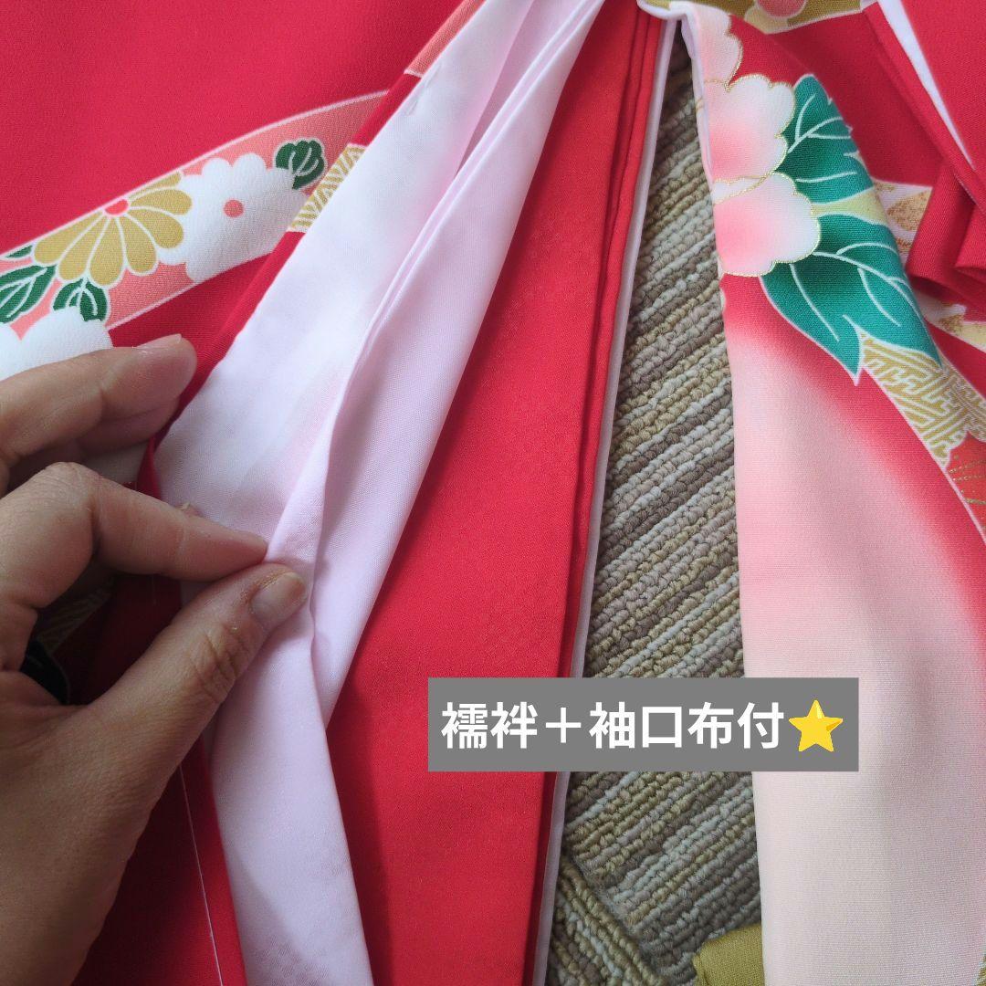 新品未使用　お宮参り　初着　 七五三3歳　しつけ付　正絹