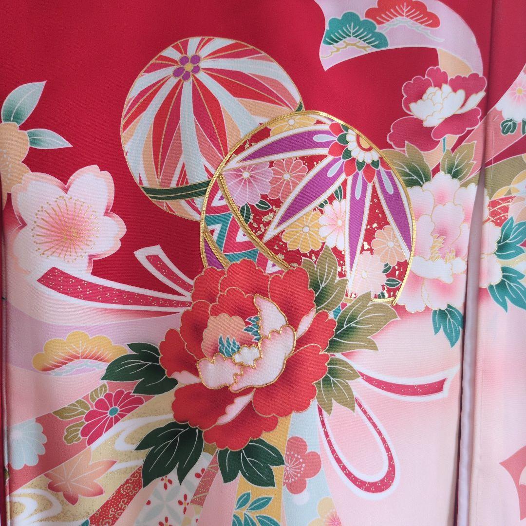 新品未使用　お宮参り　初着　 七五三3歳　しつけ付　正絹