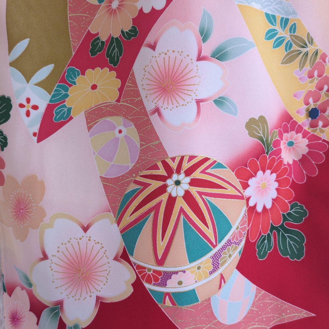 新品未使用　お宮参り　初着　 七五三3歳　しつけ付　正絹