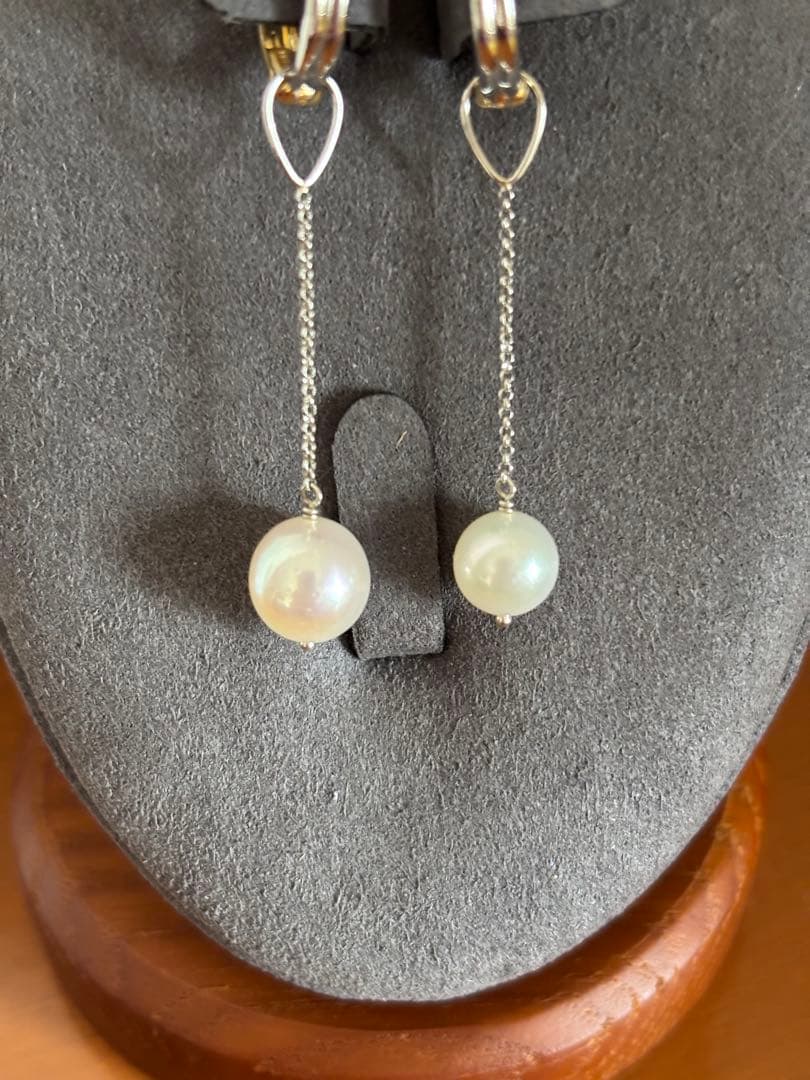 試着のみ PT850 あこや真珠 チャーム GSTV