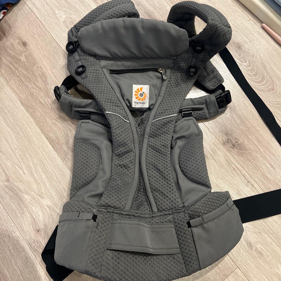 エルゴベビー メッシュ抱っこ紐 グレー　オムニブリーズ②