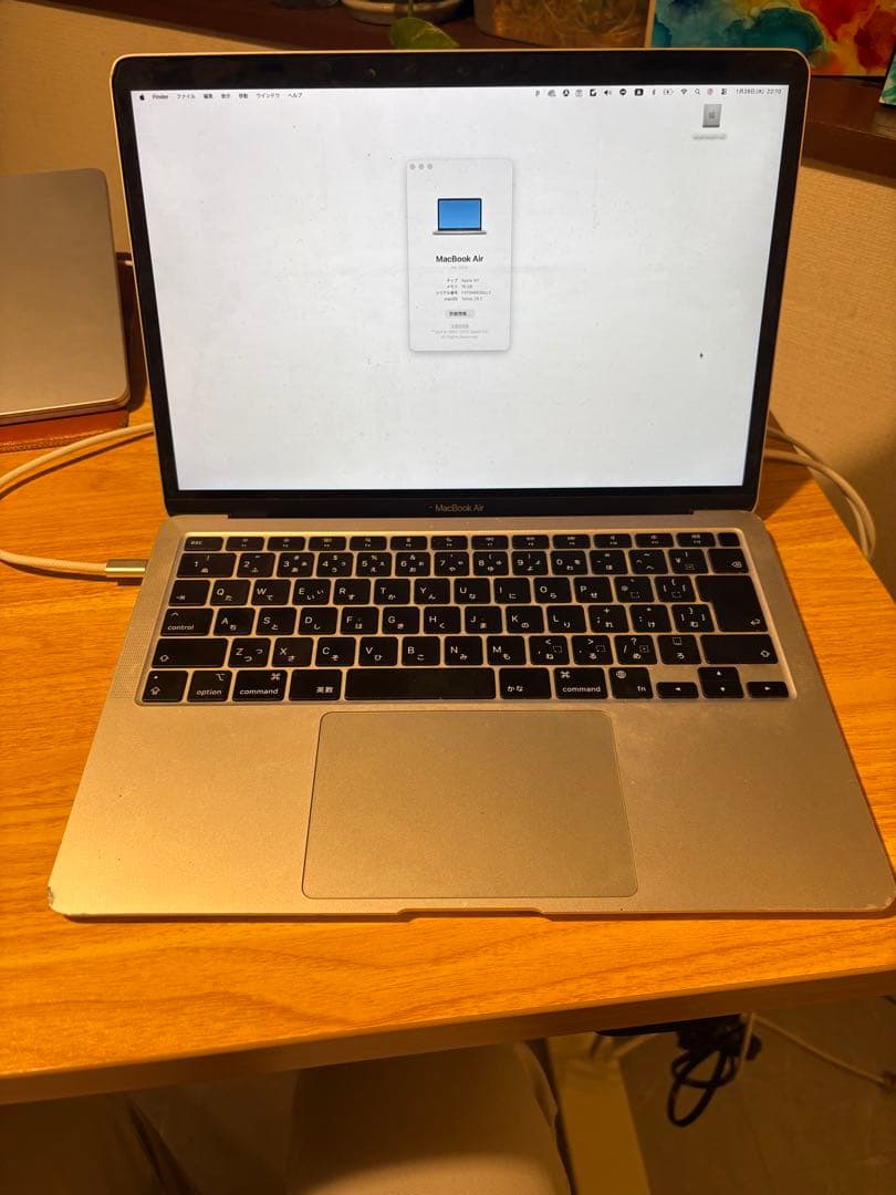 M*様 MacBook Air13in、m1チップ、メモリ16GB 512GB