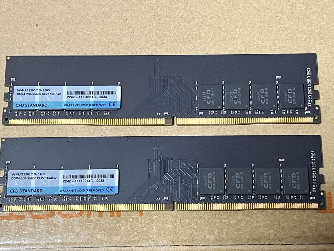 メモリー CFD W4U3200CS-16G DDR4 16GBx2 32gb