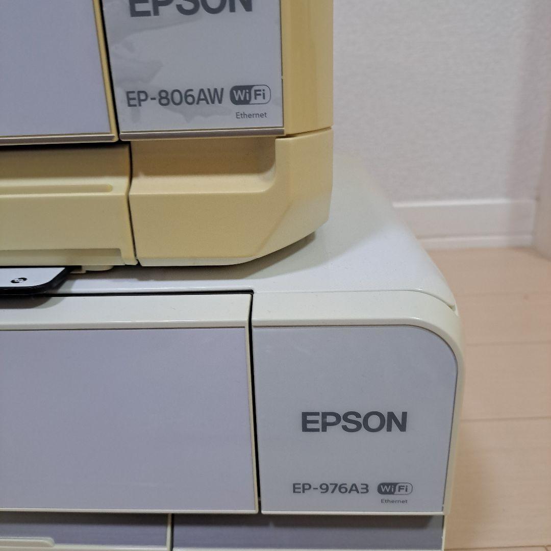最安本日のみ【一応ジャンク】EPSON EP-976A3とEP-806AW