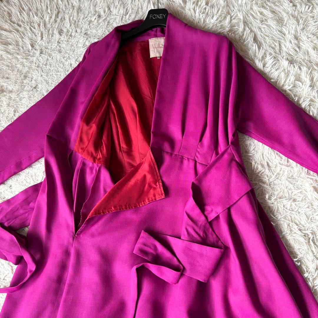 シビラ 24aw ラップ風 ロングワンピース Aライン フレア Sybilla