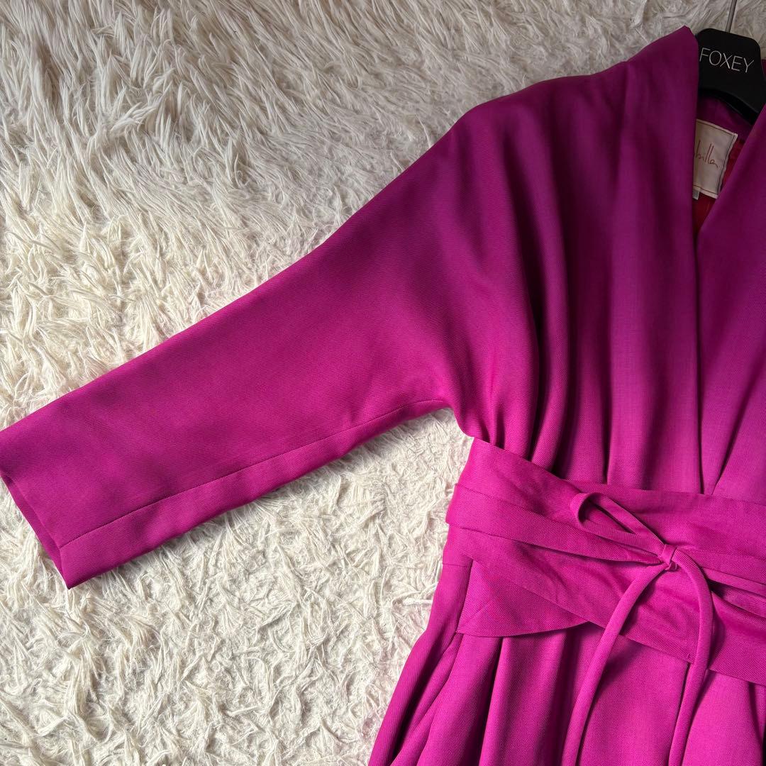 シビラ 24aw ラップ風 ロングワンピース Aライン フレア Sybilla