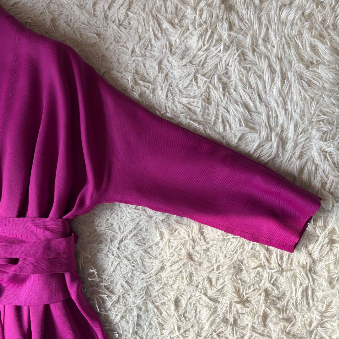 シビラ 24aw ラップ風 ロングワンピース Aライン フレア Sybilla