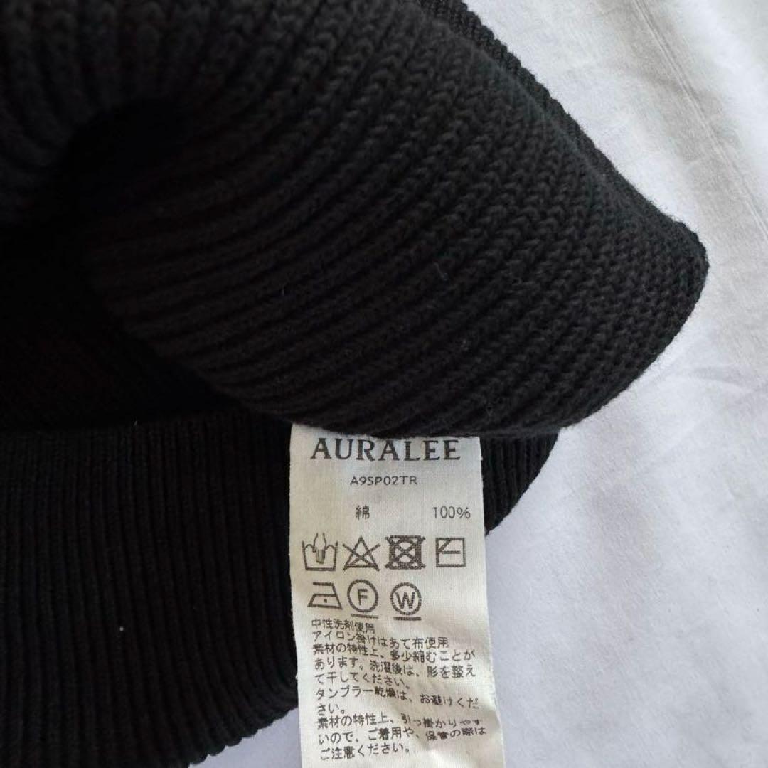 トップス AURALEE HARD TWIST COTTON RIB KNIT 4