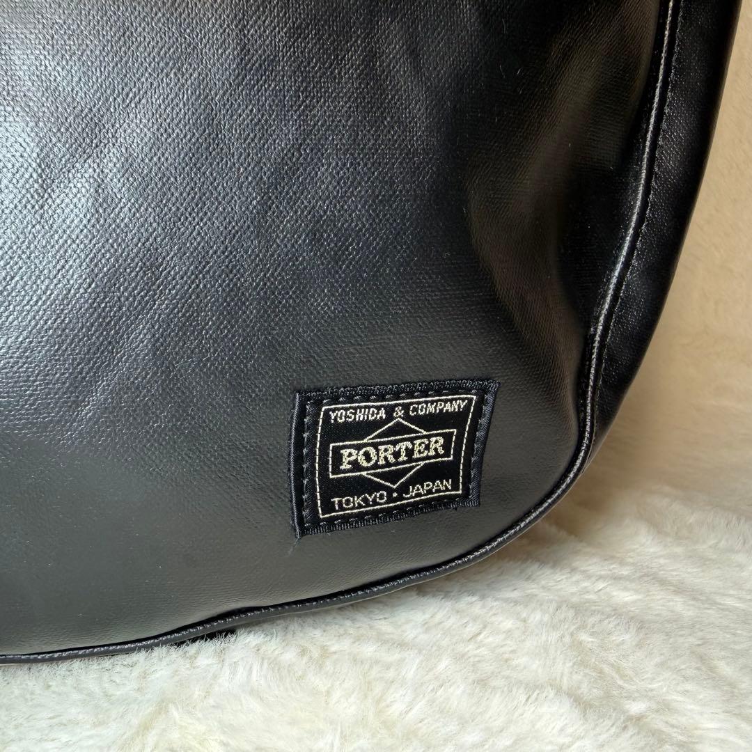 美品　現行タグ ポーター フリースタイル ショルダーバッグ ブラック