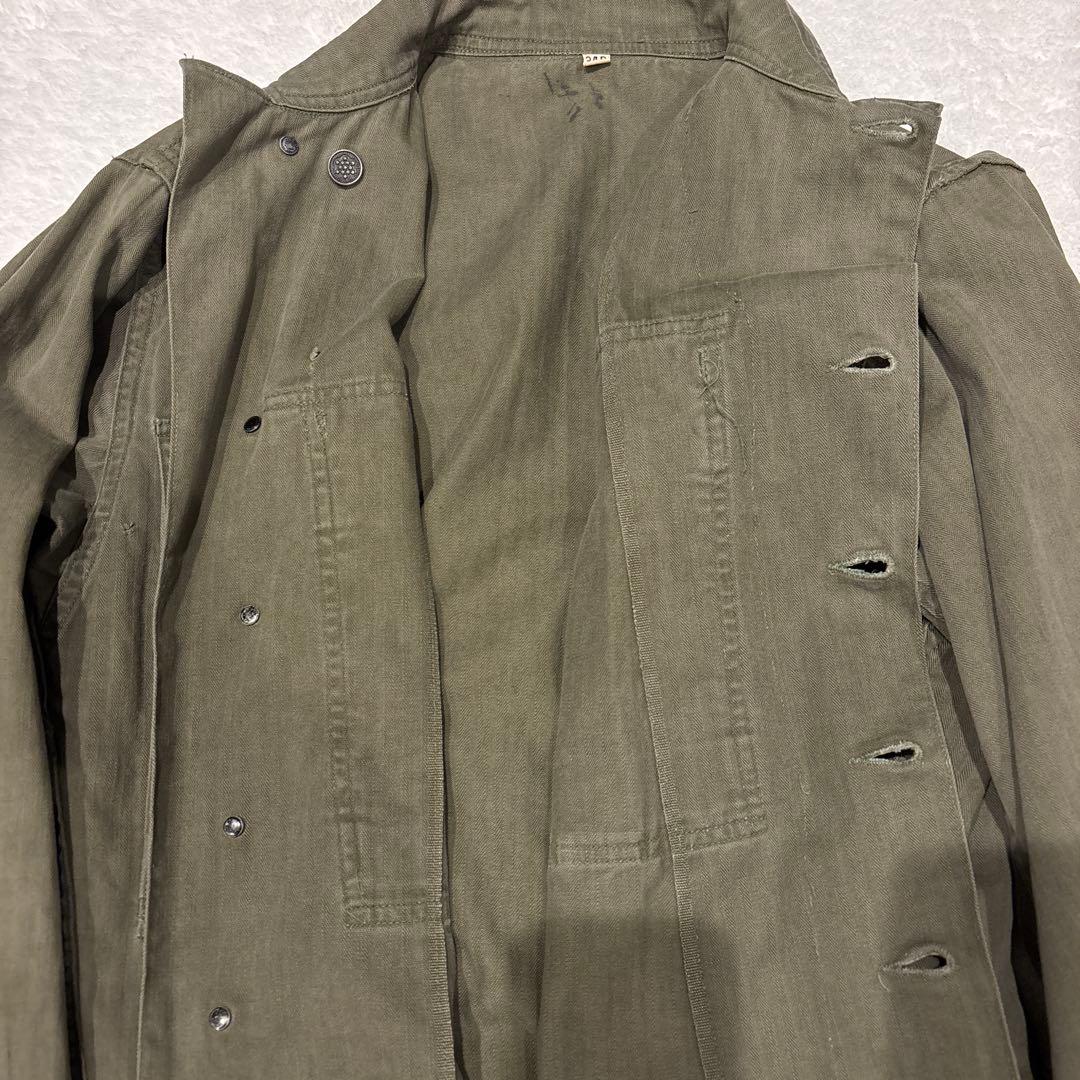 tmsmog1827ステンシル40s〜M-43 ヘリンボーンツイルHBT