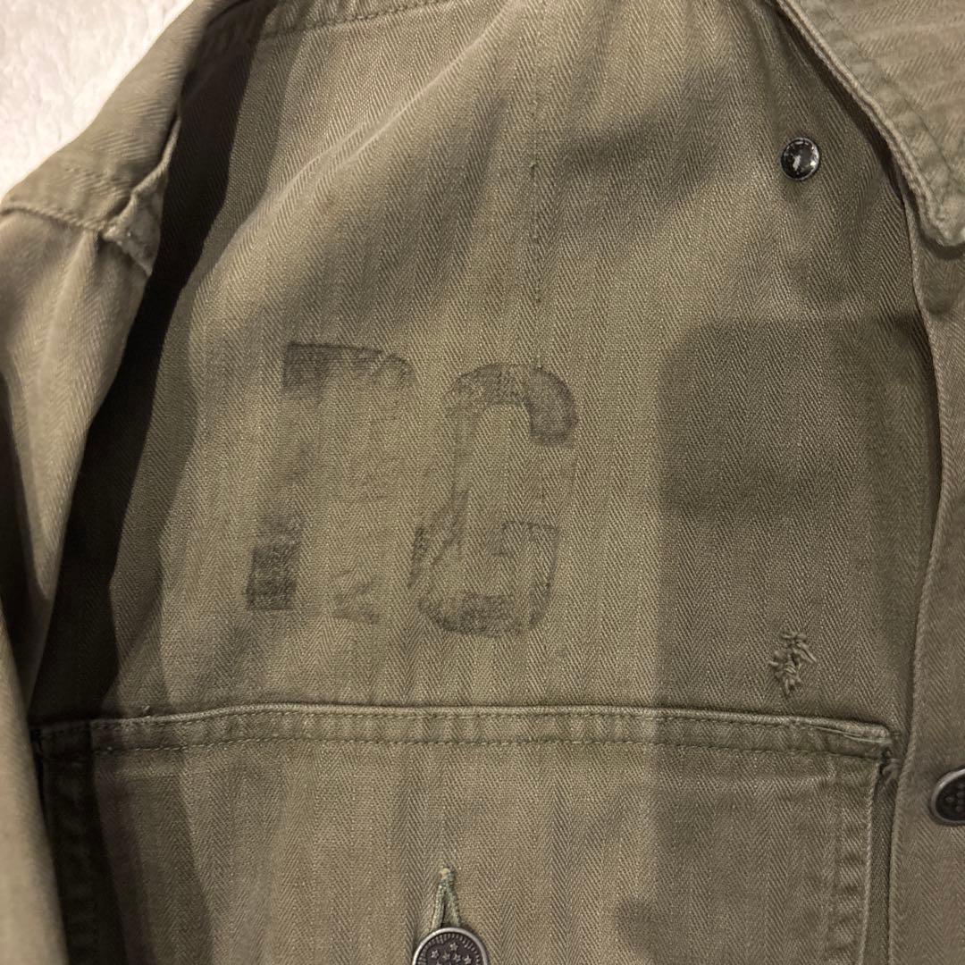 tmsmog1827ステンシル40s〜M-43 ヘリンボーンツイルHBT