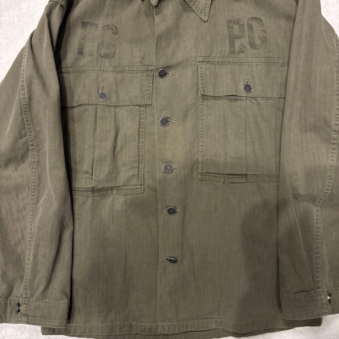 tmsmog1827ステンシル40s〜M-43 ヘリンボーンツイルHBT