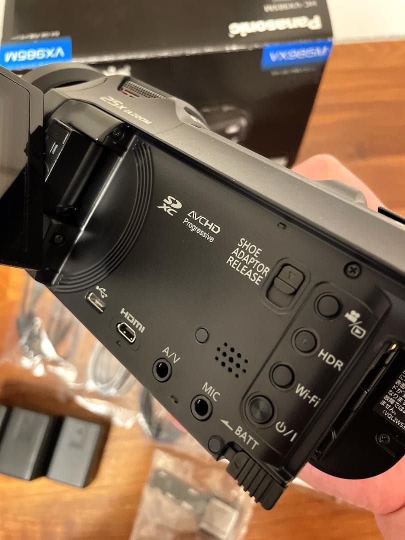 パナソニック HC-VX985M-K ブラック 64GB 4K ビデオカメラ