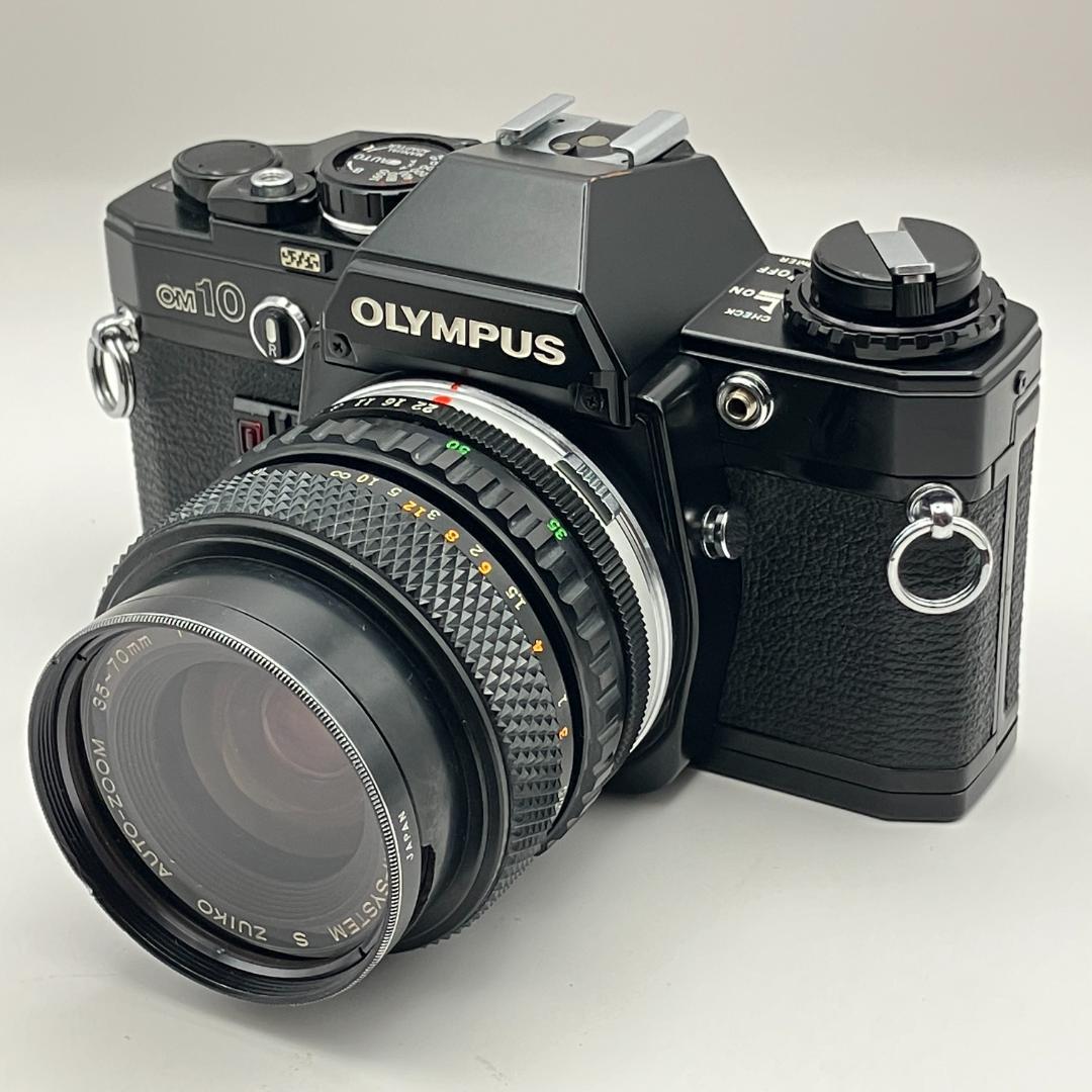 動作品OLYMPUS OM-10 ブラック , S.Zuikou 35-70mm