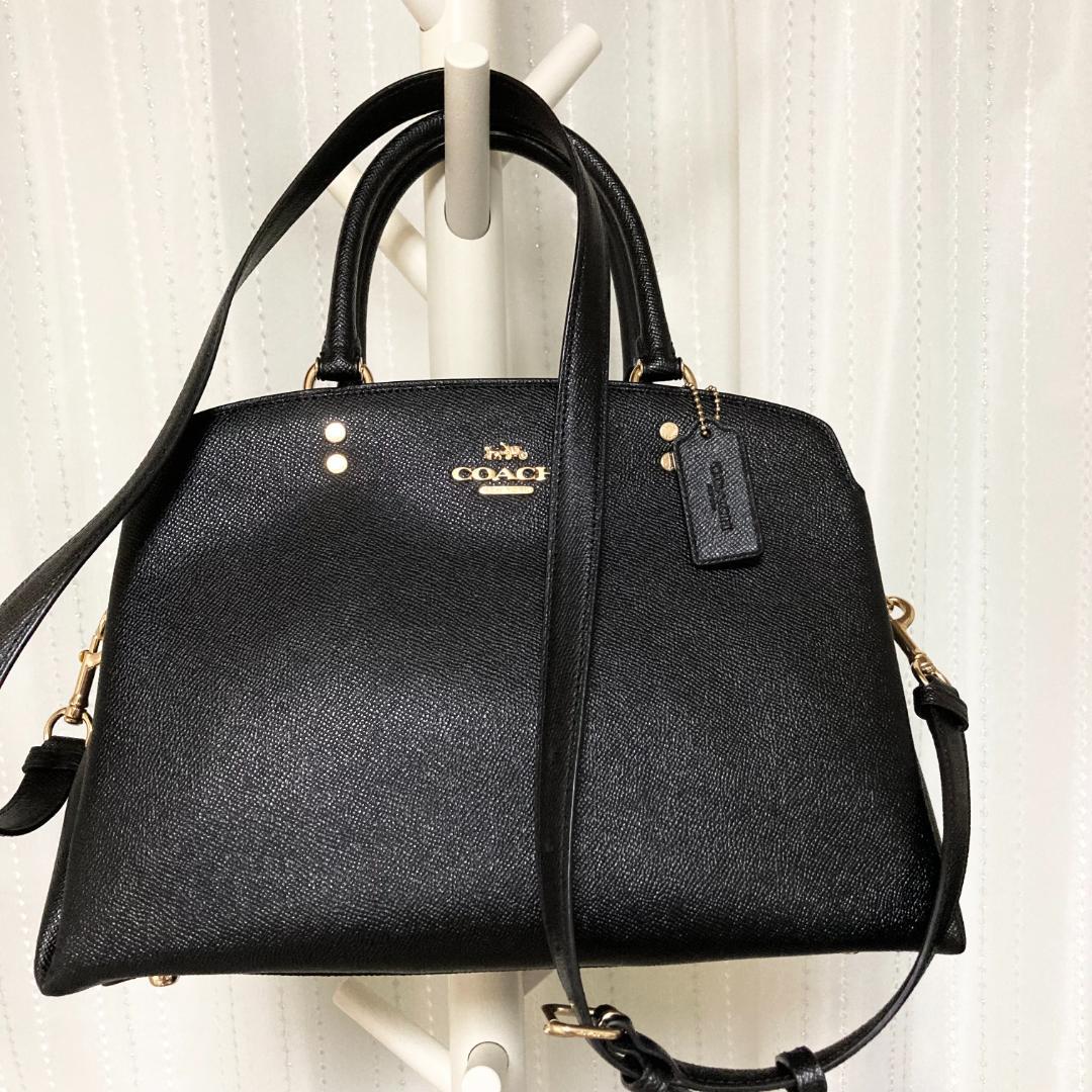 COACH　リリー キャリーオール ラージ　ショルダートートバッグ　ブラック