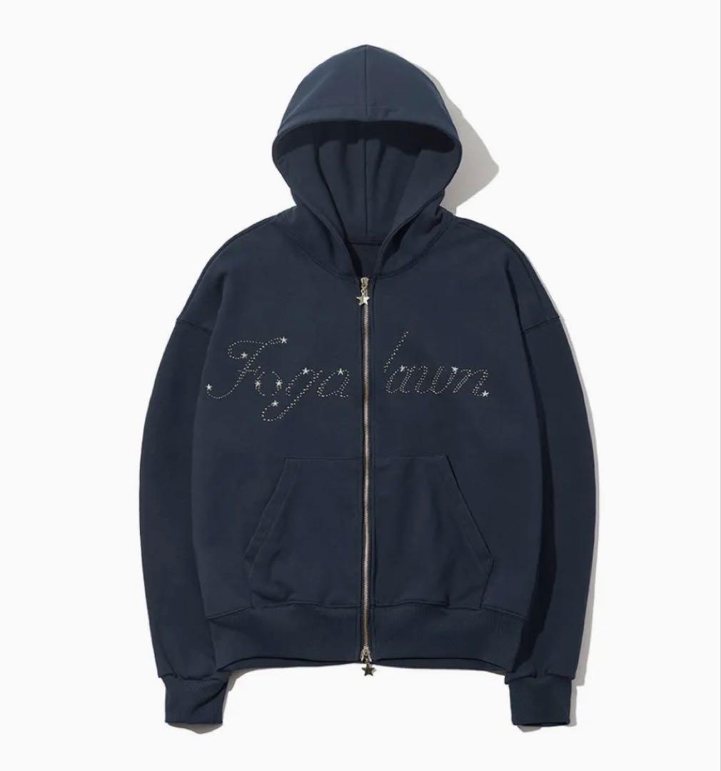 MUSINSA FOGDAWN ネイビーフーディ