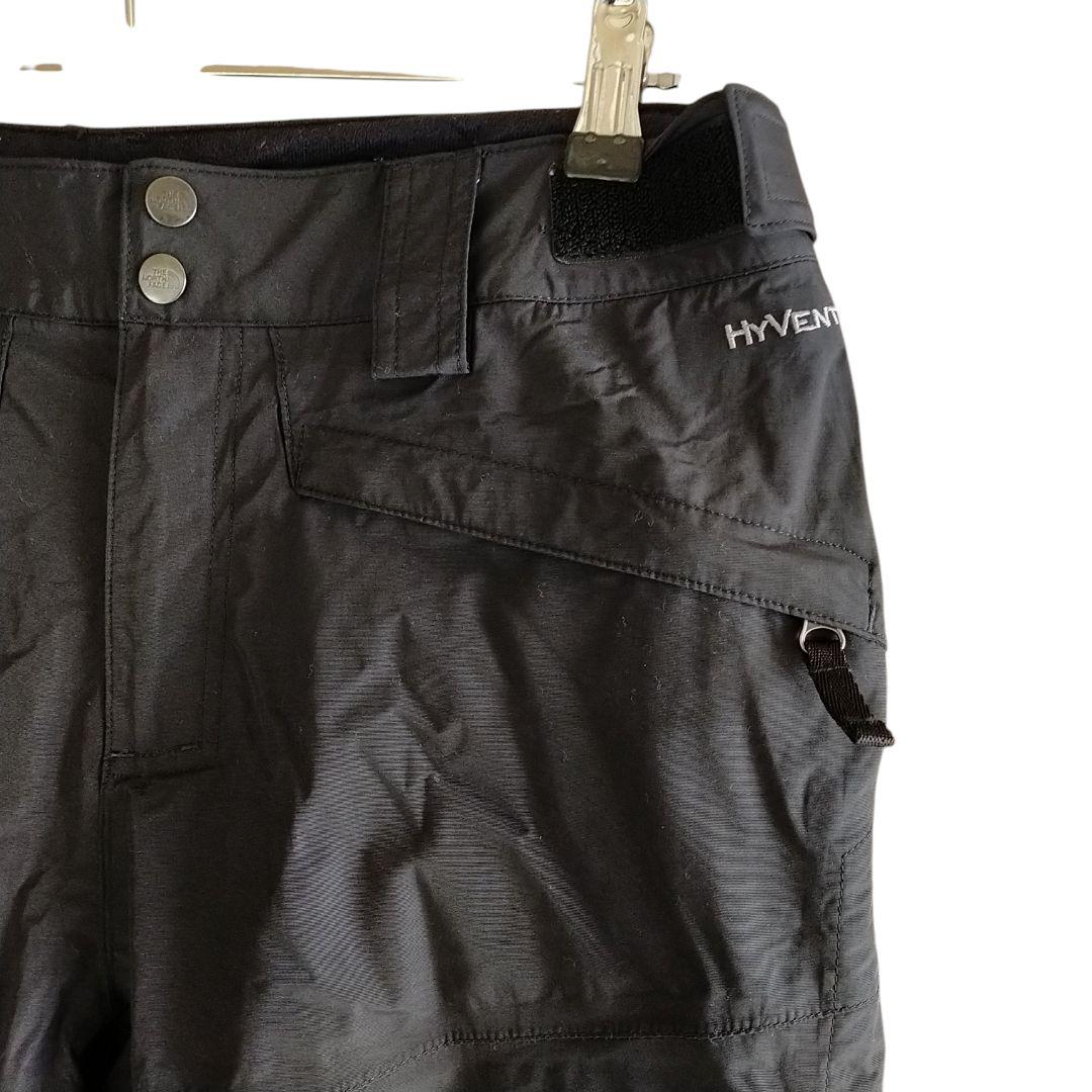 【高機能】US ノースフェイス HYVENT スノーボード パンツ 黒 M