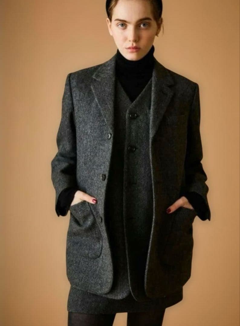 【新品未使用】THE SHINZONE/シンゾーン ヘリンボーンジャケット36