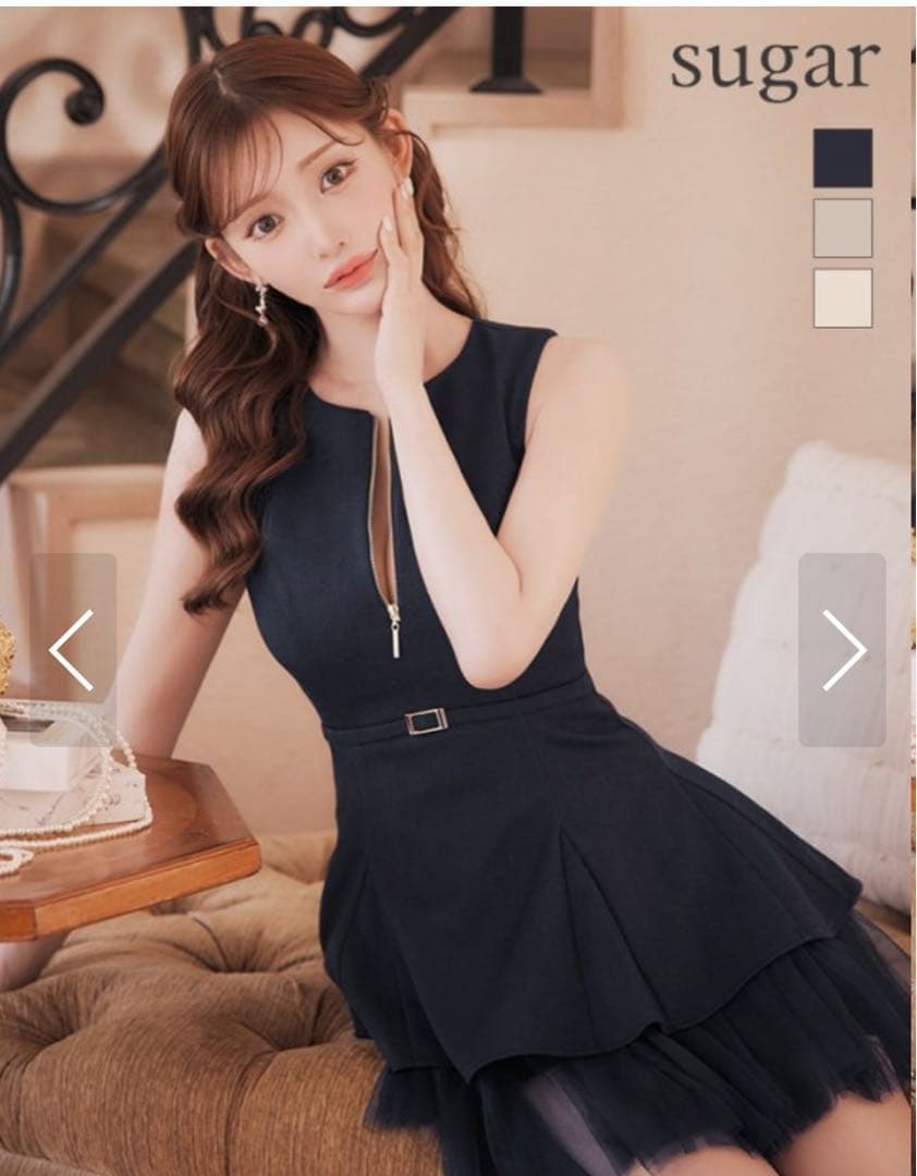 【美品】DEA. by ROBE de FLEURS チュールミニドレス