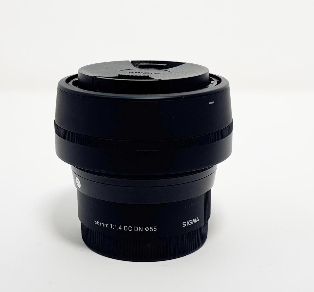 中古★美品 56mm F1.4 DC DN ソニーE用 sony　使用わずか