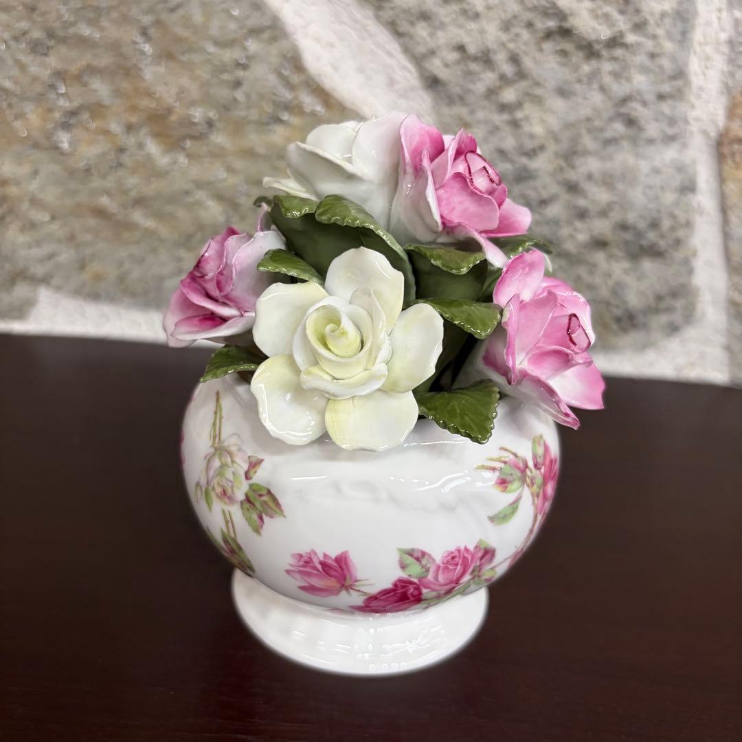 Aynsley エインズレイ　エリザベスローズ　カスケードボウル　スモール