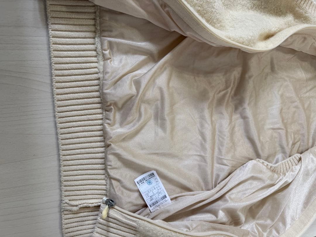 WAAC ボアベスト　ジャケット サイズ2 アイボリー