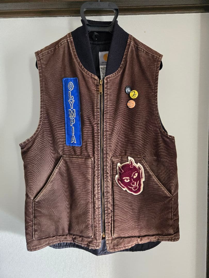 f*6様 ビンテージ　カーハート　ベストmade in Mexico　07年製