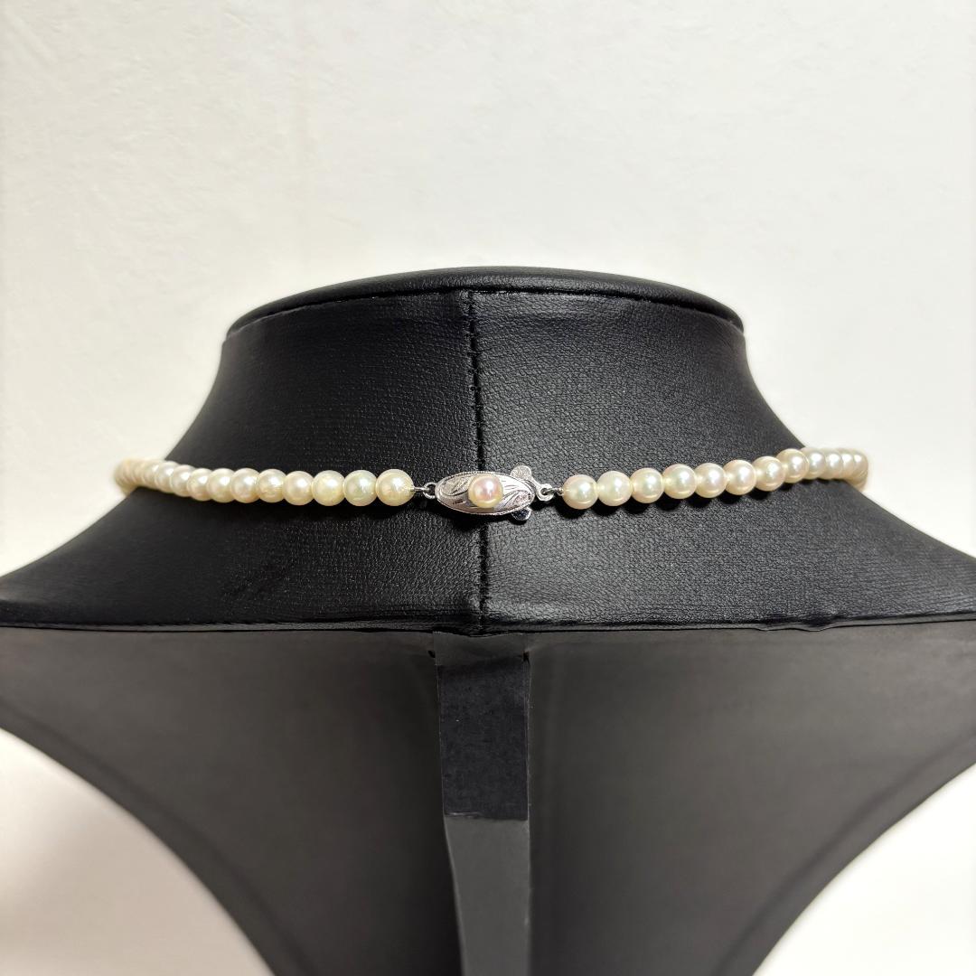 あこや本真珠 ネックレス 4.80mm～5.40mm K14 ミニ鑑別書 糸替済