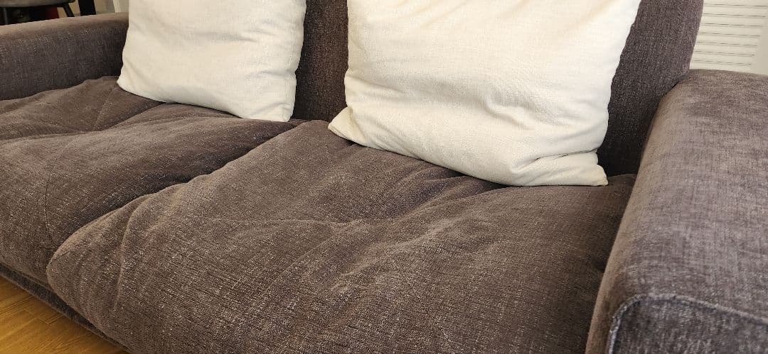 【美品】クシーノ ローソファ Vランク 島忠 3人掛け　東京都引き取り