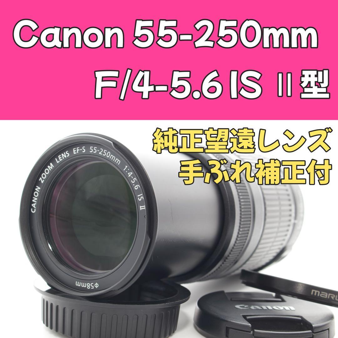 純正望遠レンズ✨Canon EF-S 55-250mm IS Ⅱ✨手ぶれ補正