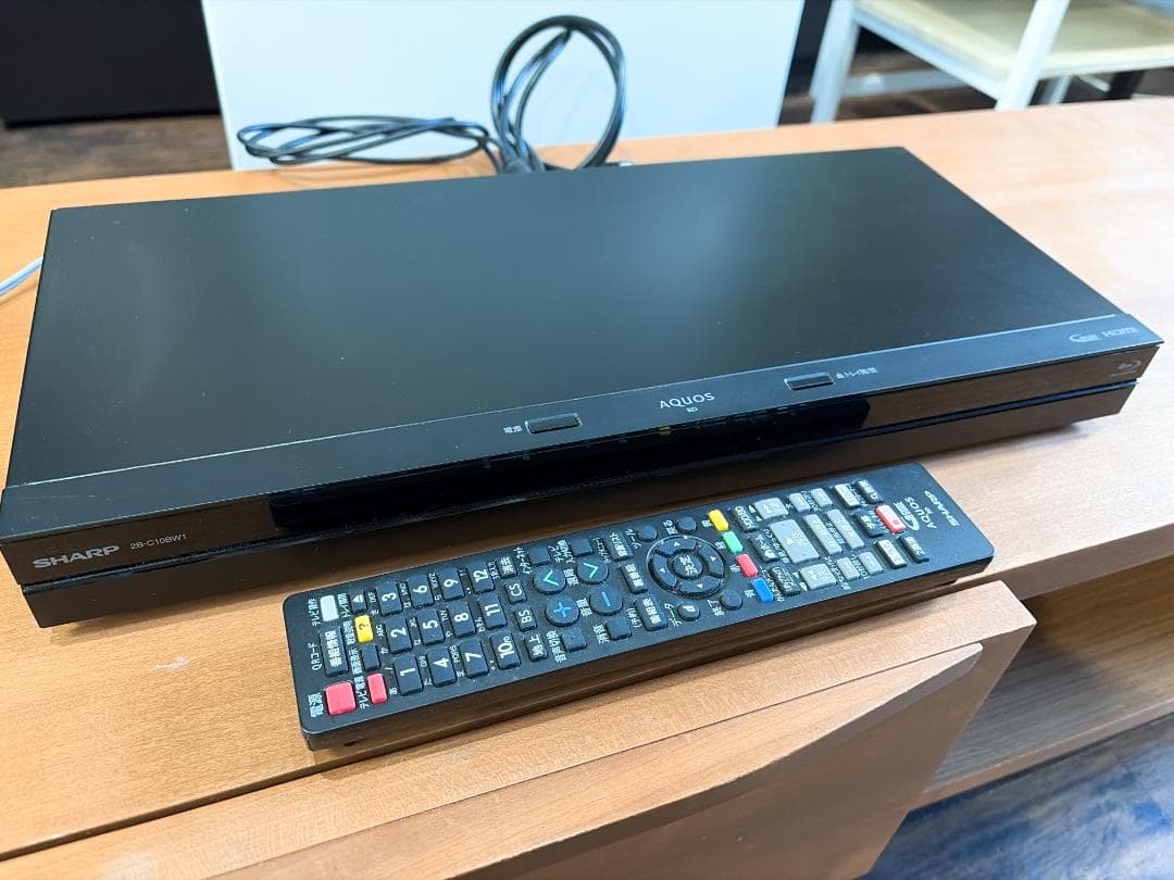 大阪京都限定 美品 SHARP ブルーレイレコーダー 2B-C10CW1 20年