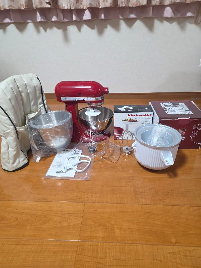 KitchenAid スタンドミキサー レッド セット