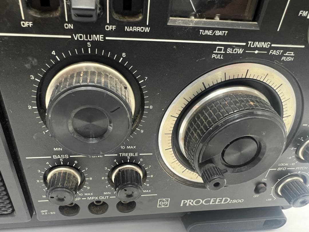 ナショナル ラジオ プロシード【RF-2800】通電確認のみ ジャンク品