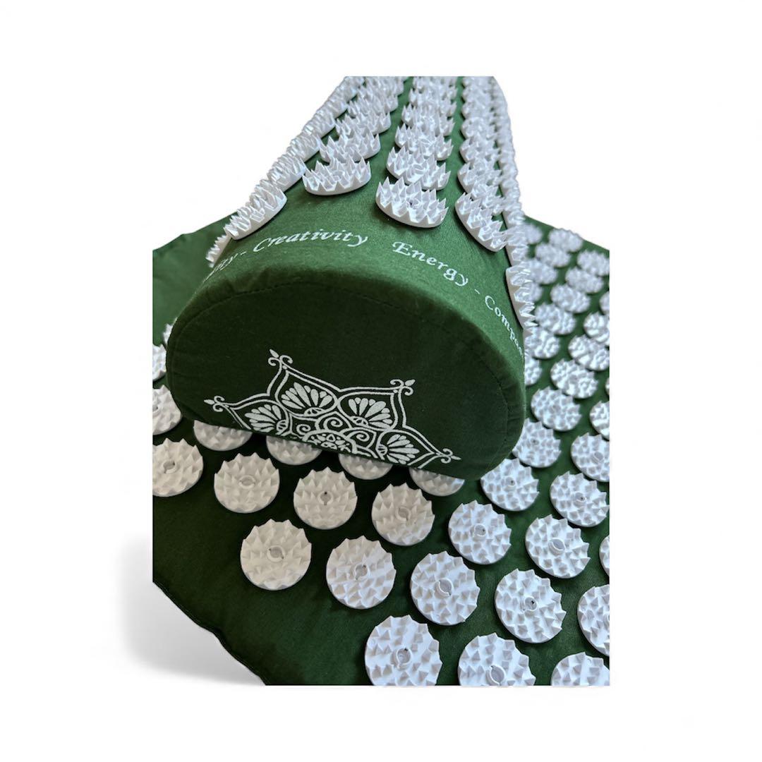 【正規品】シャクティマットピローセット レベル2 オリジナル　グリーン