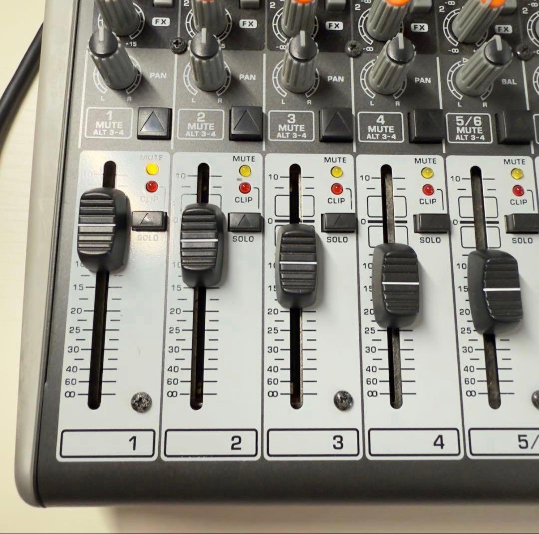 即日発送Behringer XENYX X1204USB アナログミキサー動作品