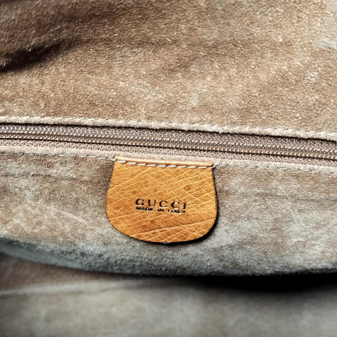 【美品】グッチ GUCCI バッグ（ストラップ＆鏡&鏡入れ付属） ベージュ