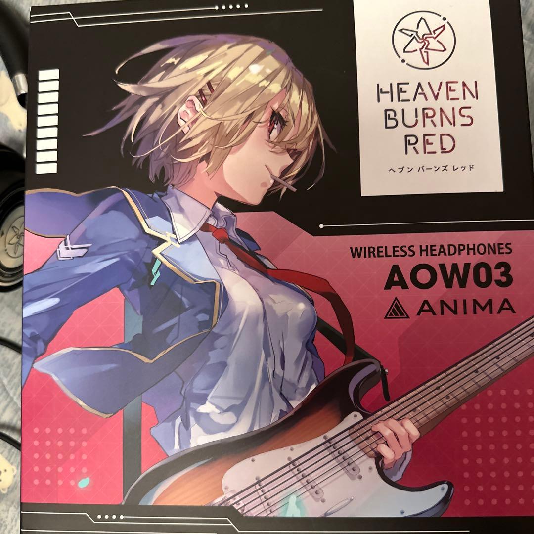 ヘブンバーンズレッド ワイヤレスヘッドホン AOW03　茅森ルカ ヘブバン