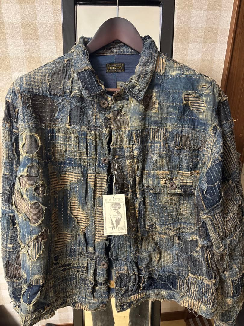 KAPITAL BORO SPRING 1ST JKT 襤褸 サイズ4