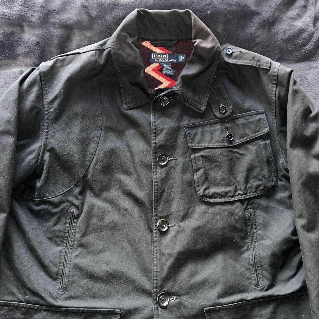 90S ヴィンテージ ラルフローレン ハンティングジャケット M ネイティブ柄