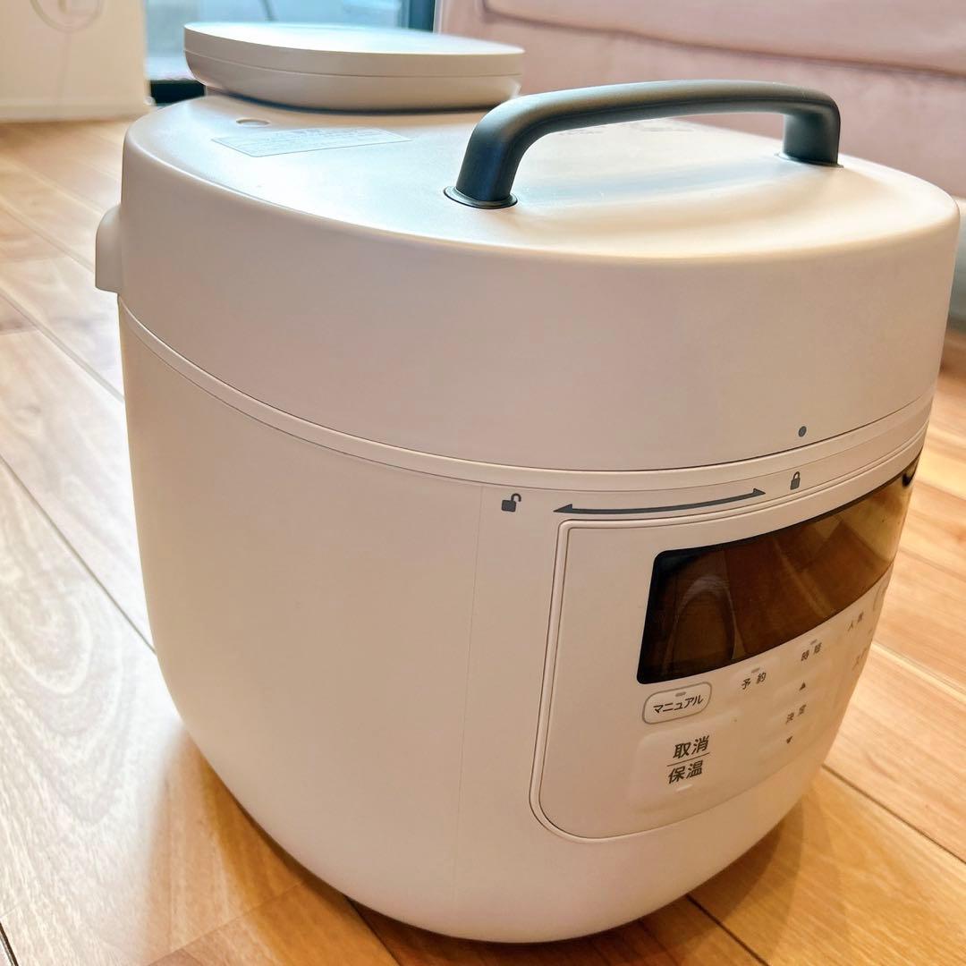 【美品】シロカ siroca 電気圧力鍋 おうちシェフ PRO L 5L グレー